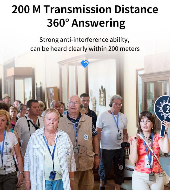 Simultaneous Interpretation System can transmit 200 meters ระบบแปลภาษาพร้อมกันการประชุมธุรกิจแบบ One-to-Many(图8)