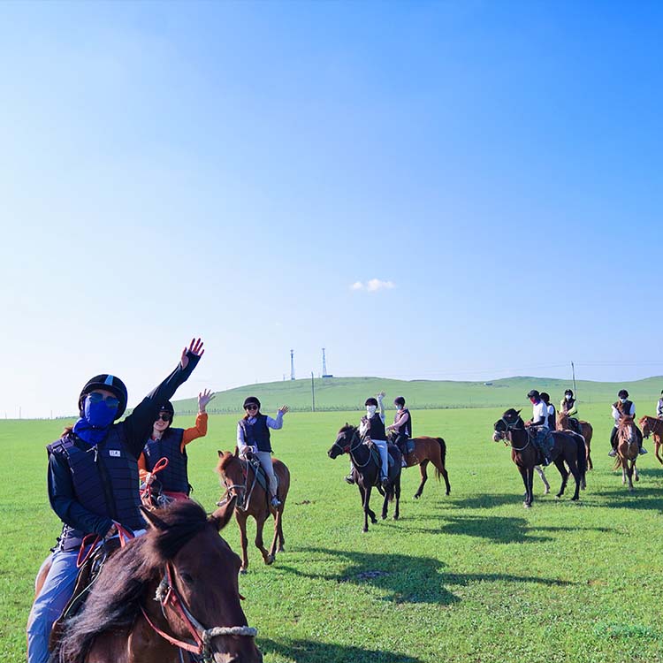 กรณีการฝึกอบรมขี่ม้า